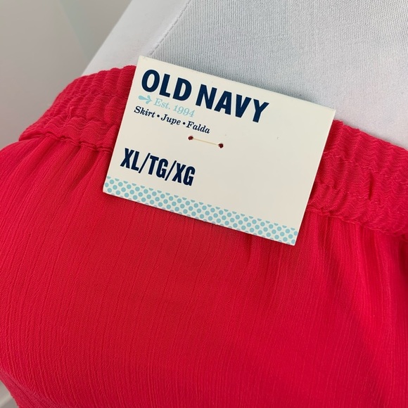 XL Old Navy Pink Lined Skirt - NWT - Picture 4 of 6